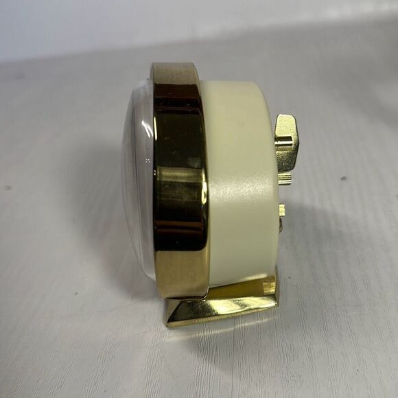 Vintage Westclox Baby Ben Wind Up Gold Alarm Clock Works - Picture 4 of 8